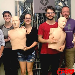 CPR certification training with mannequins in Laredo. Learn life-saving skills from certified instr.